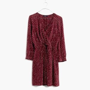 Madewell Silk Faux Wrap dress size 0